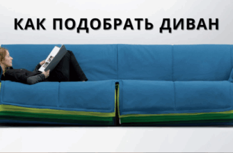 Выбор дивана для интерьера
