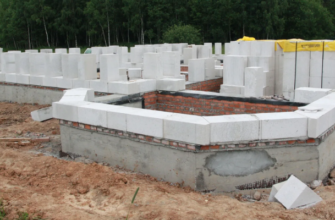 Фундамент для дома из газосиликатных блоков