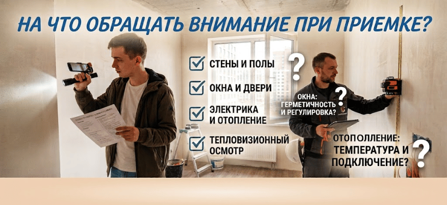 Приемка квартиры в новостройке