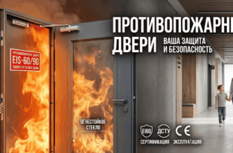 Противопожарная входная дверь защита здания от огня и дыма
