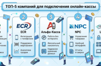 ТОП-5 компаний для подключения онлайн-кассы